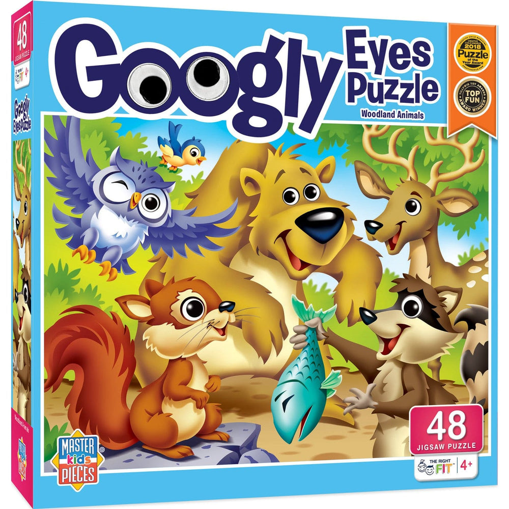 Googly Eyes - Woodland Animals 48 Piece Jigsaw Puzzle (ONLINE ORDER ONLY)
