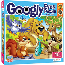 Googly Eyes - Woodland Animals 48 Piece Jigsaw Puzzle (ONLINE ORDER ONLY)