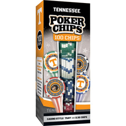 Tennessee Volunteers 100 Piece Poker Chips (ONLINE ORDER ONLY)