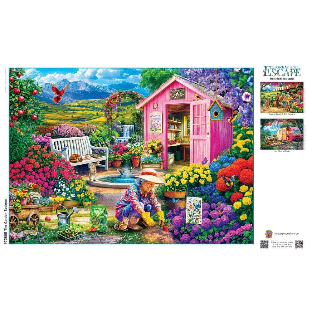 The Great Little Escape - The Garden Beckons 1000 Piece Jigsaw Puzzle