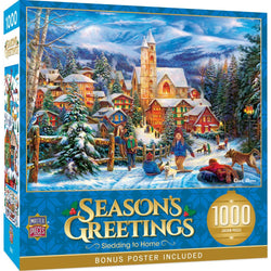 Season's Greetings - Holiday in Harmony Hills 1000 Piece Jigsaw Puzzle (ONLINE ORDER ONLY)