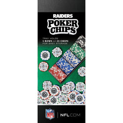Las Vegas Raiders 100 Piece Poker Chips (ONLINE ORDER ONLY)