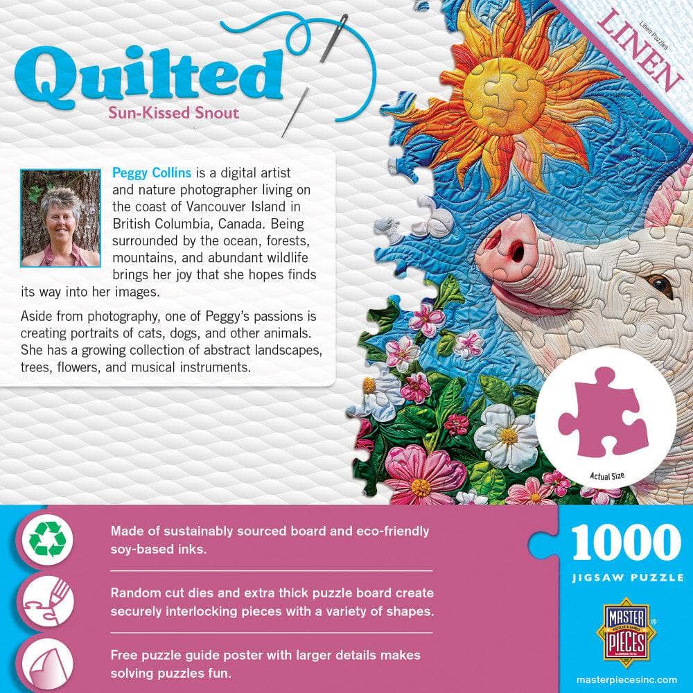 Quilted - Sun-Kissed Snout 1000 Piece Jigsaw Puzzle (ONLINE ORDER ONLY)