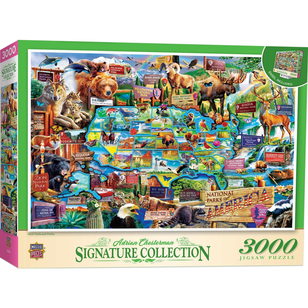 Signature Collection - USA National Parks 3000 Piece Jigsaw Puzzle - Flawed (ONLINE ORDER ONLY)