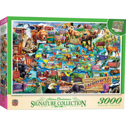 Signature Collection - USA National Parks 3000 Piece Jigsaw Puzzle - Flawed (ONLINE ORDER ONLY)