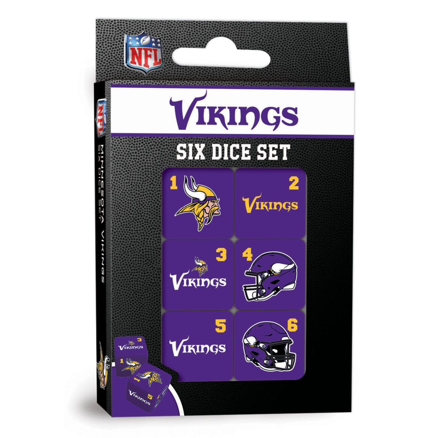 Minnesota Vikings Dice Set - 19mm (ONLINE ORDER ONLY)