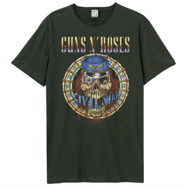 GUNS N ROSES CIVIL WAR AMPLIFIED VINTAGE CHARCOAL [T-Shirt] (ONLINE ORDER ONLY)