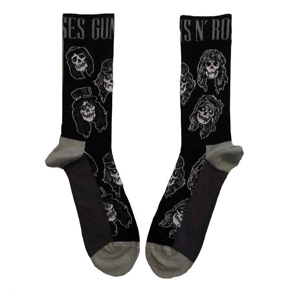 Skulls Band Monochrome [Socks] (ONLINE ORDER ONLY)