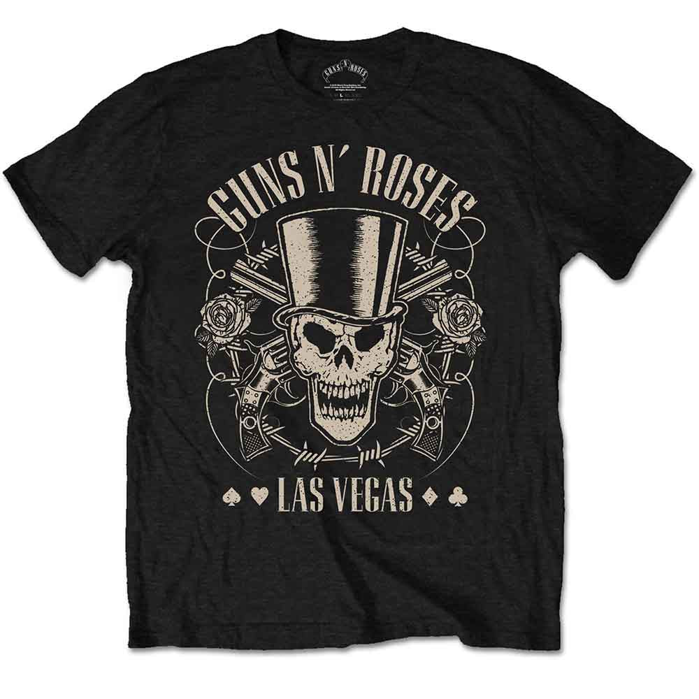 Top Hat, Skull & Pistols Las Vegas [T-Shirt] (ONLINE ORDER ONLY)