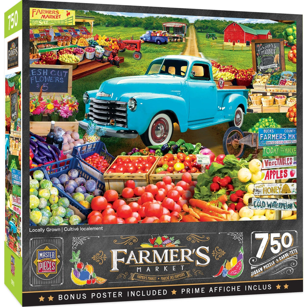 Farmer's Market - Locally Grown 750 Piece Jigsaw Puzzle (ONLINE ORDER ONLY)