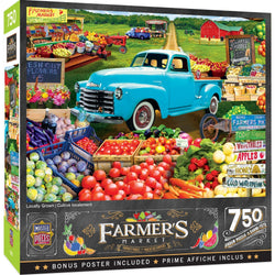 Farmer's Market - Locally Grown 750 Piece Jigsaw Puzzle (ONLINE ORDER ONLY)