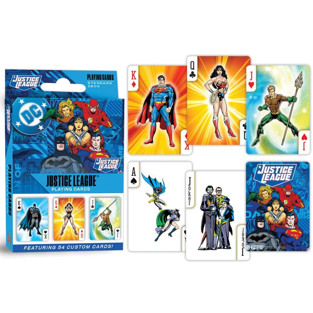 Justice League Playing Cards - 54 Card Deck (ONLINE ORDER ONLY)