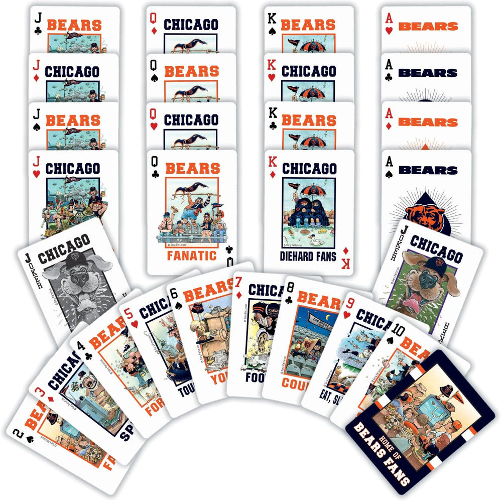 Chicago Bears Fan Deck Playing Cards - 54 Card Deck (ONLINE ORDER ONLY)