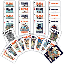 Chicago Bears Fan Deck Playing Cards - 54 Card Deck (ONLINE ORDER ONLY)