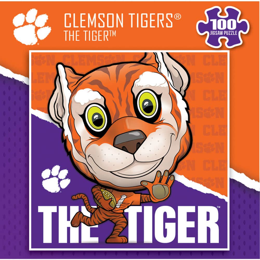 Clemson Tigers - NCAA Mascot 100 Piece Jigsaw Puzzle