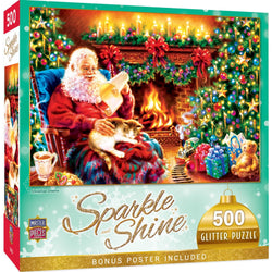Sparkle & Shine - Christmas Dreams 500 Piece Glitter Jigsaw Puzzle (ONLINE ORDER ONLY)