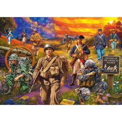 Hometown Heroes - History of the American Soldier 1000 Piece Jigsaw Puzzle (ONLINE ORDER ONLY)