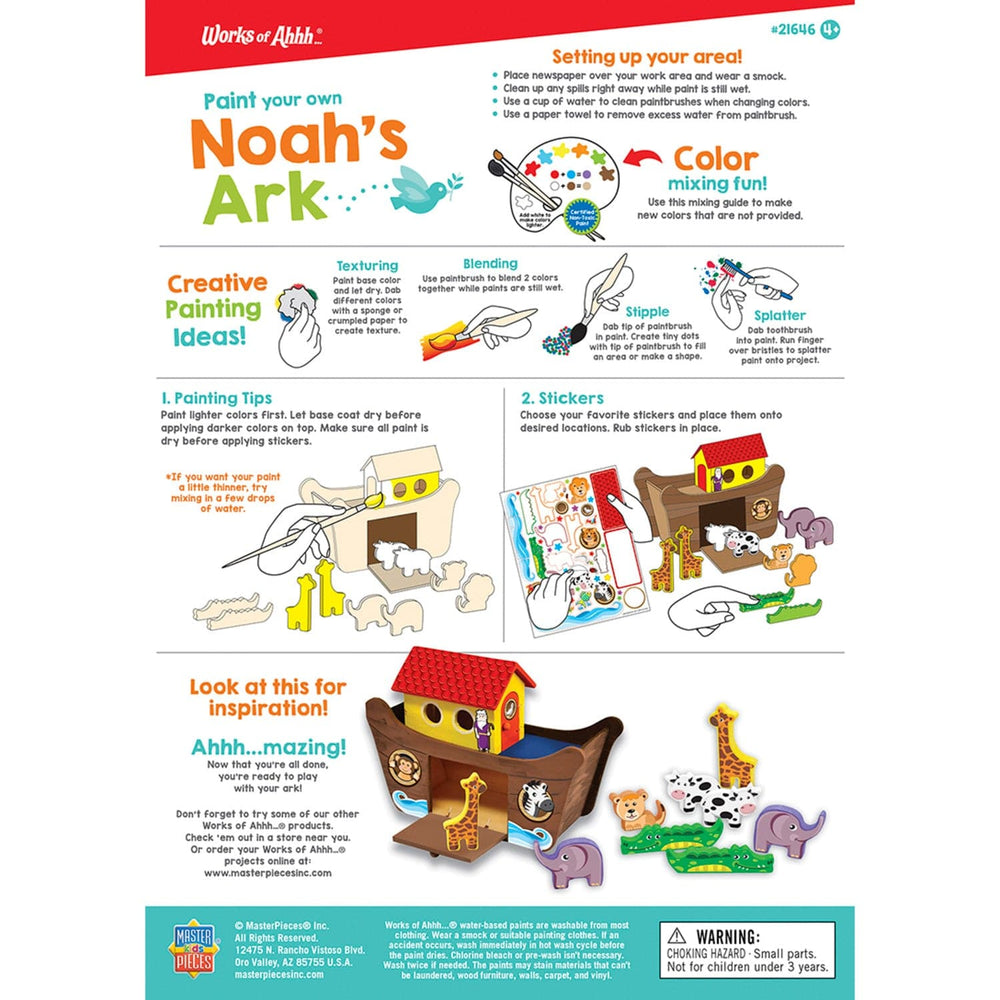 Noah's Ark Wood Craft & Paint Kit (ONLINE ORDER ONLY)