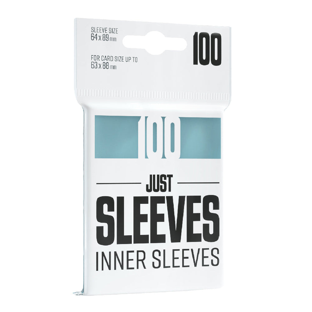 Gamegenic Just Sleeves - Inner Sleeves (100 pack) (ONLINE ORDER ONLY)