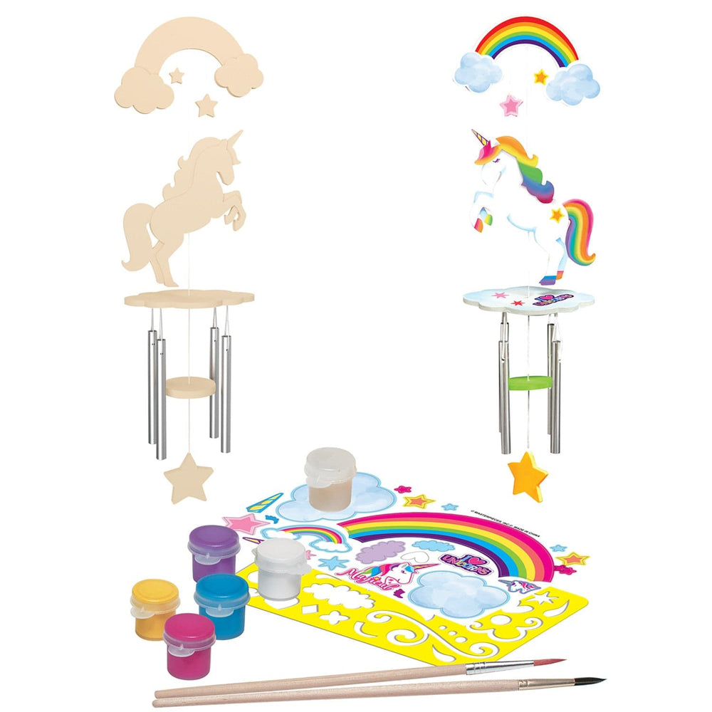 Unicorn Wind Chime Wood Craft & Paint Kit (ONLINE ORDER ONLY)