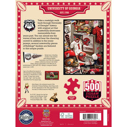 Georgia Bulldogs - Locker Room 500 Piece Jigsaw Puzzle (ONLINE ORDER ONLY)