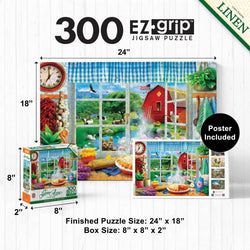 Green Acres - Fresh Pie Tonight 300 Piece EZ Grip Jigsaw Puzzle