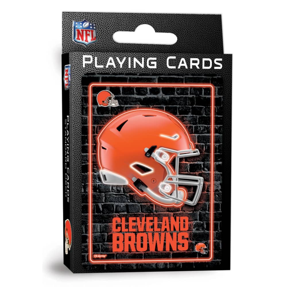 Cleveland Browns Neon Playing Cards - 54 Card Deck (ONLINE ORDER ONLY)