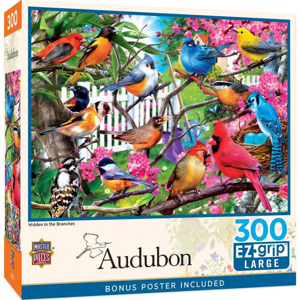 Audubon - Hidden in the Branches 300 Piece EZ Grip Jigsaw Puzzle (ONLINE ORDER ONLY)