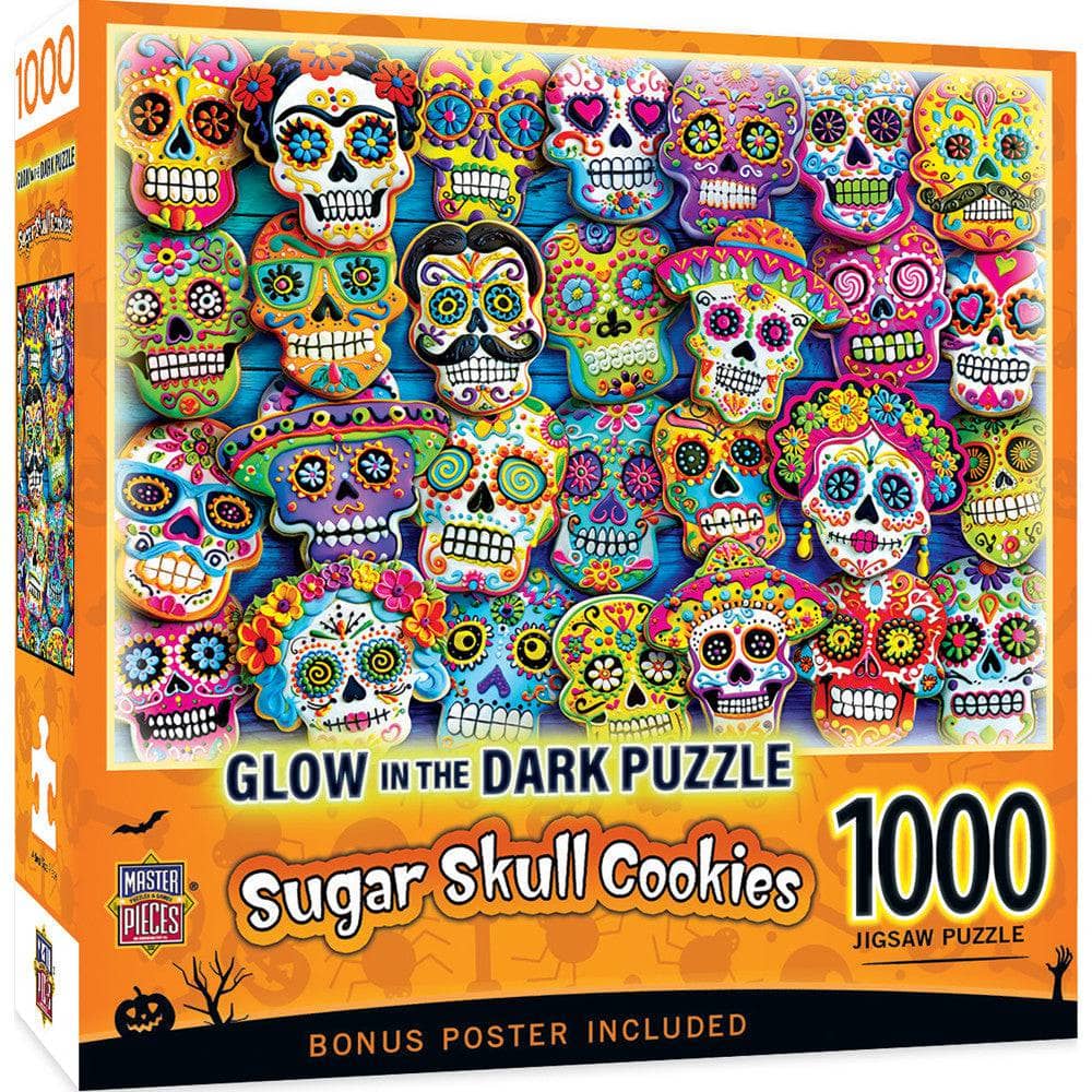 Glow in the Dark - Sugar Skull Cookies 1000 Piece Jigsaw Puzzle (ONLINE ORDER ONLY)