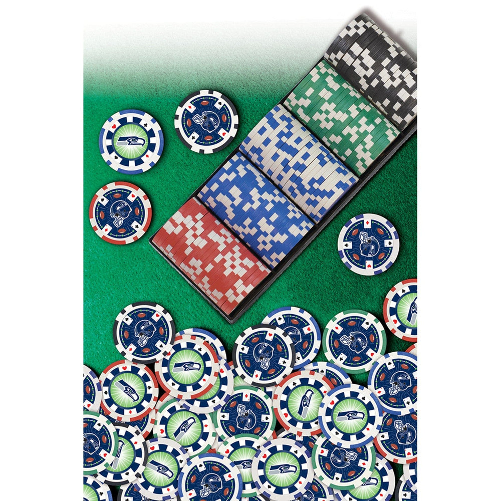 Seattle Seahawks 100 Piece Poker Chips (ONLINE ORDER ONLY)