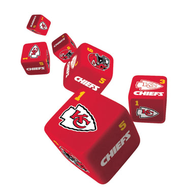 Kansas City Chiefs Dice Set - 19mm (ONLINE ORDER ONLY)