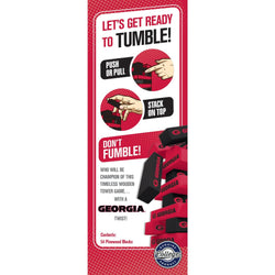 Georgia Bulldogs Tumble Tower (ONLINE ORDER ONLY)