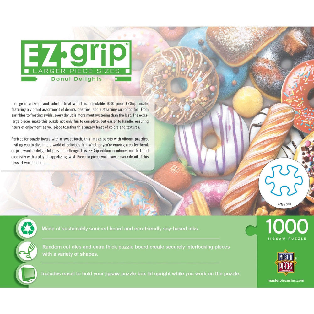 EZ Grip - Donut Delights 1000 Piece Jigsaw Puzzle (ONLINE ORDER ONLY)