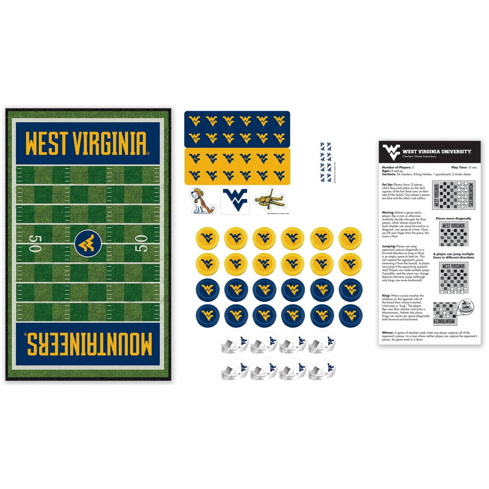 West Virginia Mountaineers Checkers Board Game (ONLINE ORDER ONLY)