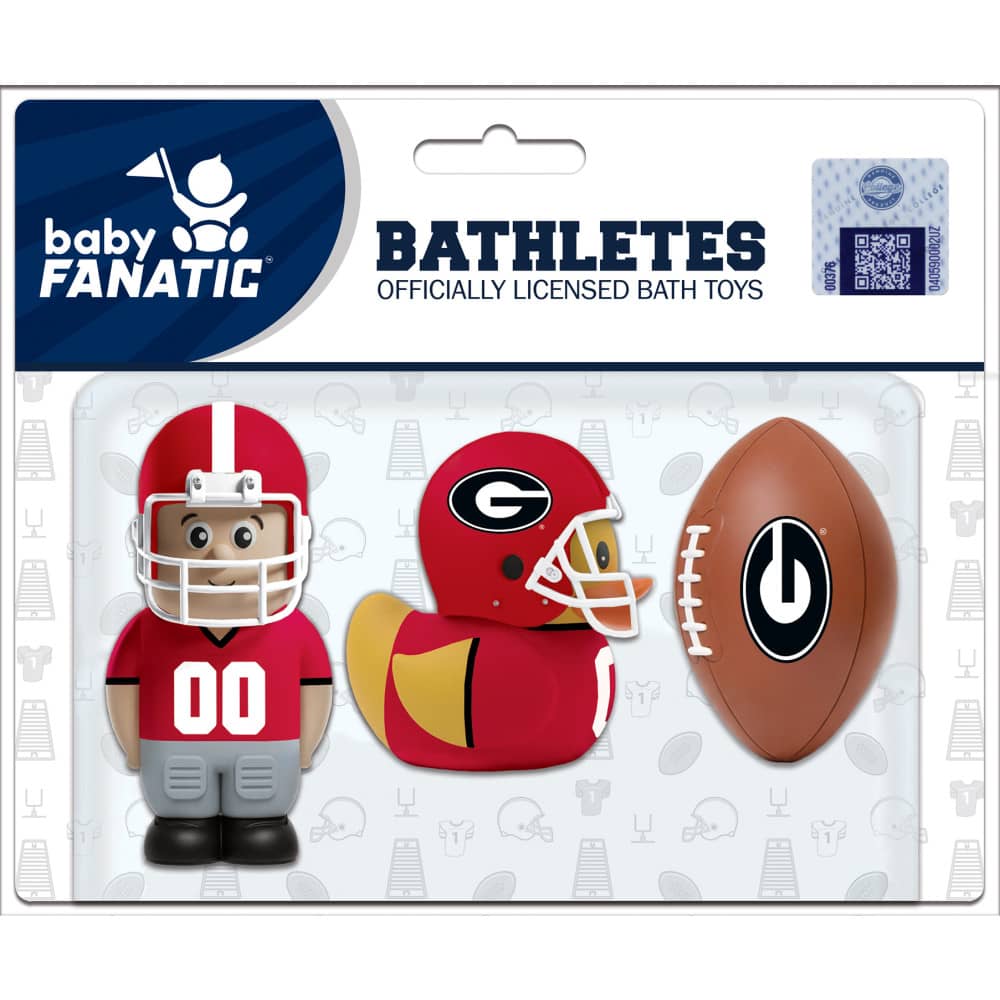 Bathletes - Georgia Bulldogs NCAA Bath Toys (ONLINE ORDER ONLY)