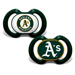 Oakland Athletics - 2-Pack Pacifiers (ONLINE ORDER ONLY)