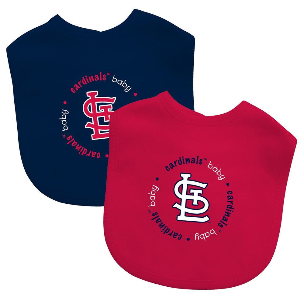 St. Louis Cardinals - Baby Bibs 2-Pack - Red & Navy (ONLINE ORDER ONLY)