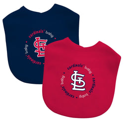 St. Louis Cardinals - Baby Bibs 2-Pack - Red & Navy (ONLINE ORDER ONLY)