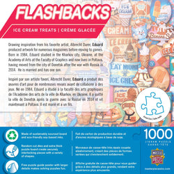 Flashbacks - Ice Cream Treats 1000 Piece Jigsaw Puzzle