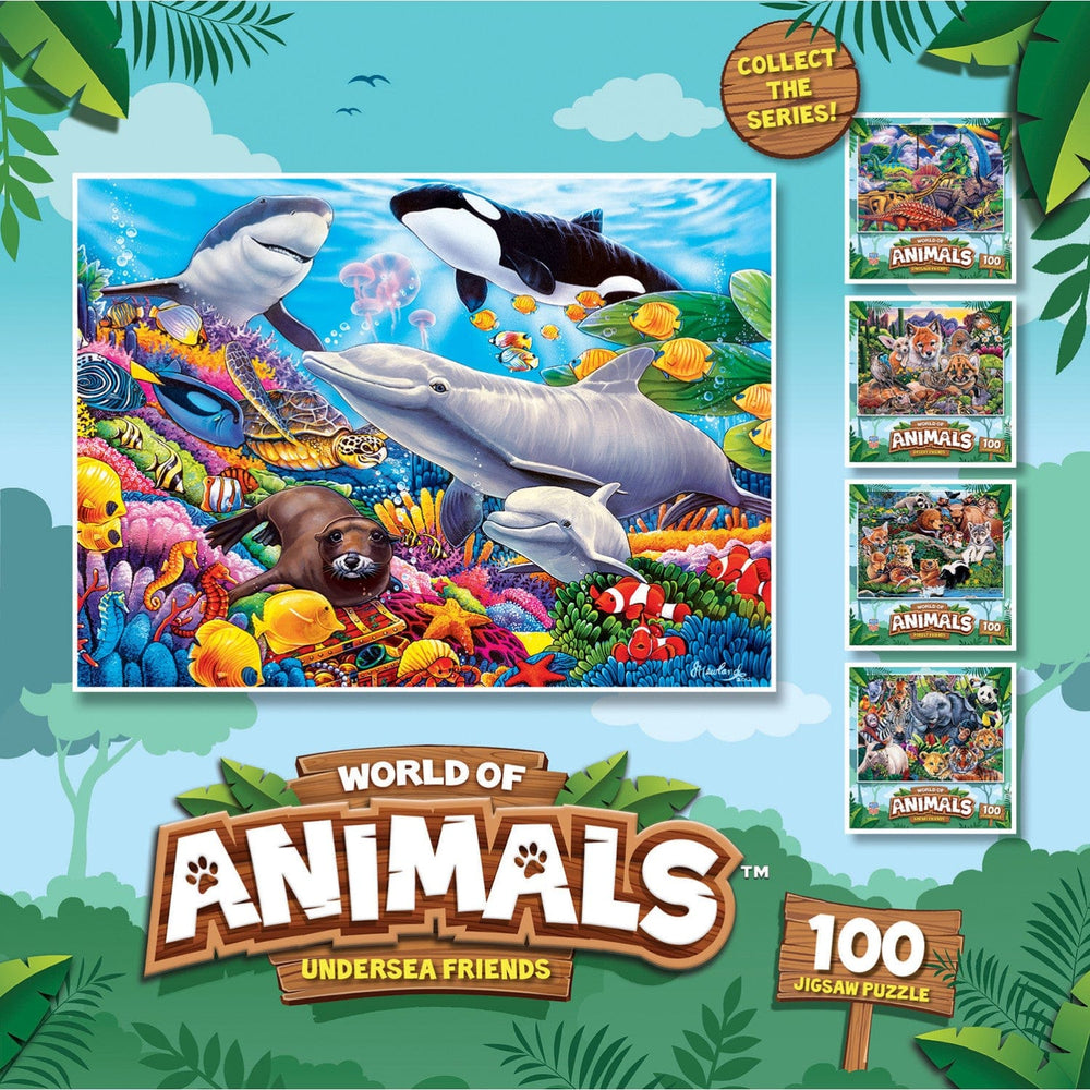 World of Animals - Undersea Friends 100 Piece Jigsaw Puzzle (ONLINE ORDER ONLY)