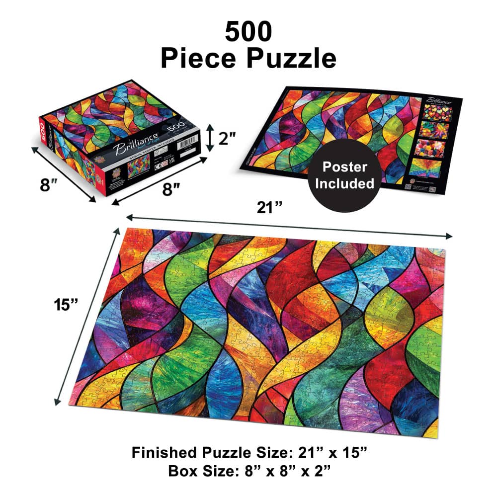 Brilliance - Twist of Light 500 Piece Jigsaw Puzzle