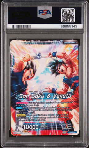 2022 DRAGON BALL SUPER MYTHIC BOOSTER MIRACLE STRIKE GOGETA #P-069 - PSA 9 (Online Order Only)