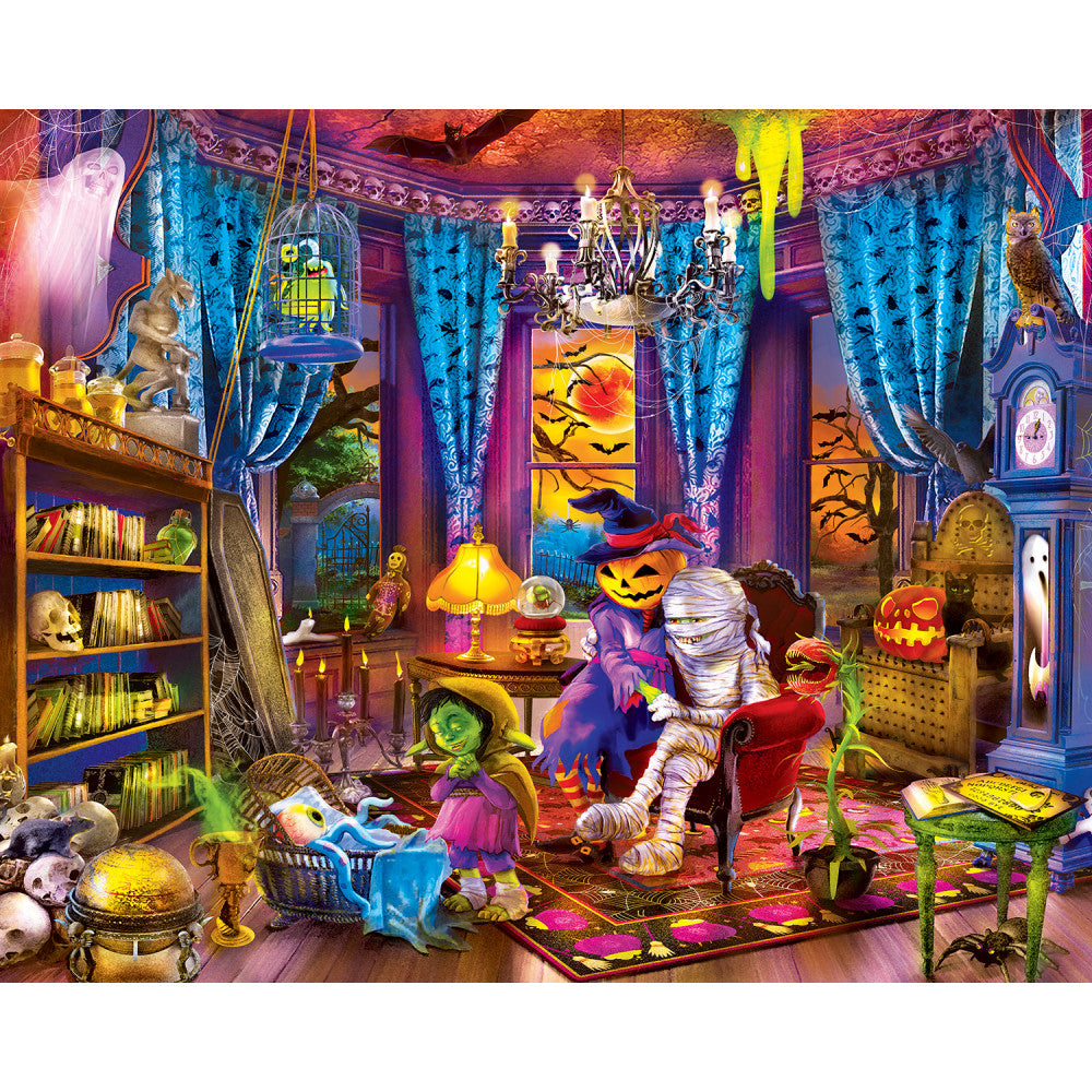 Halloween Glow in the Dark 4-Pack 100 Piece Jigsaw Puzzles (ONLINE ORDER ONLY)