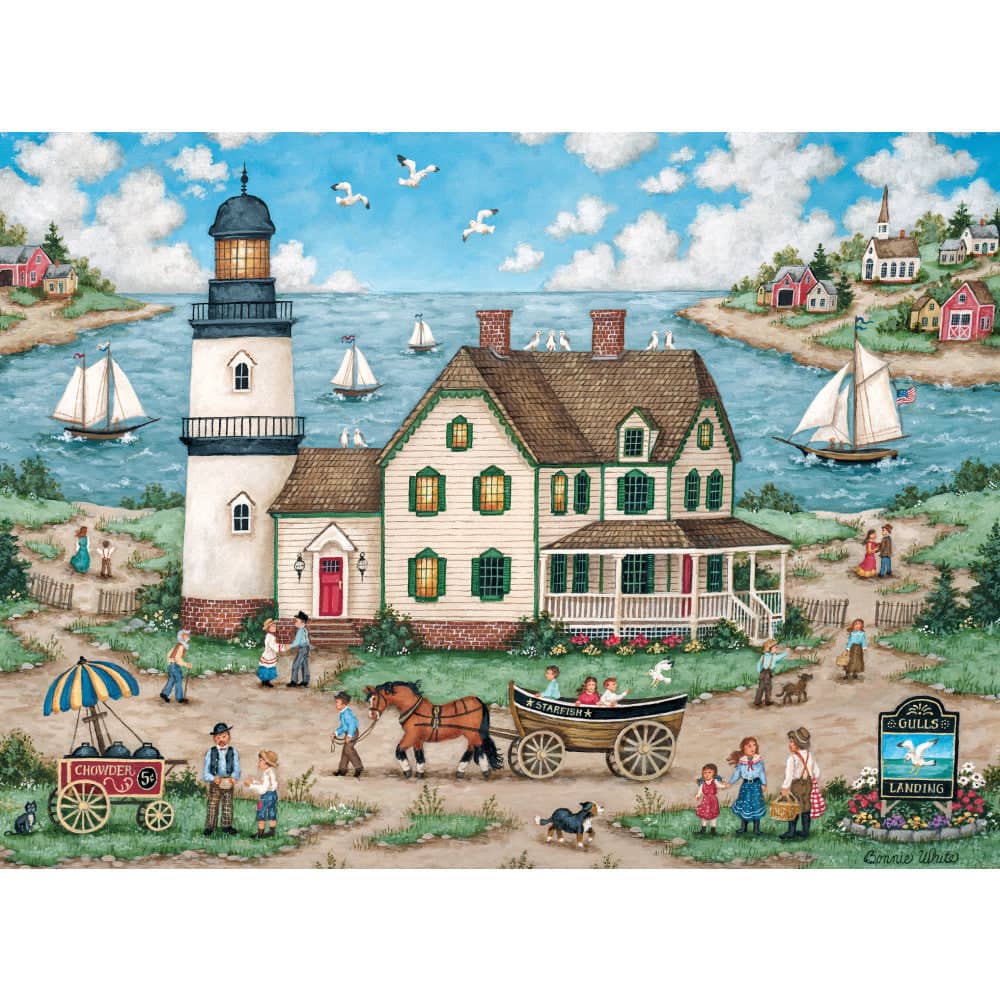 Hometown Gallery - 500 Piece Jigsaw Puzzles 4-Pack