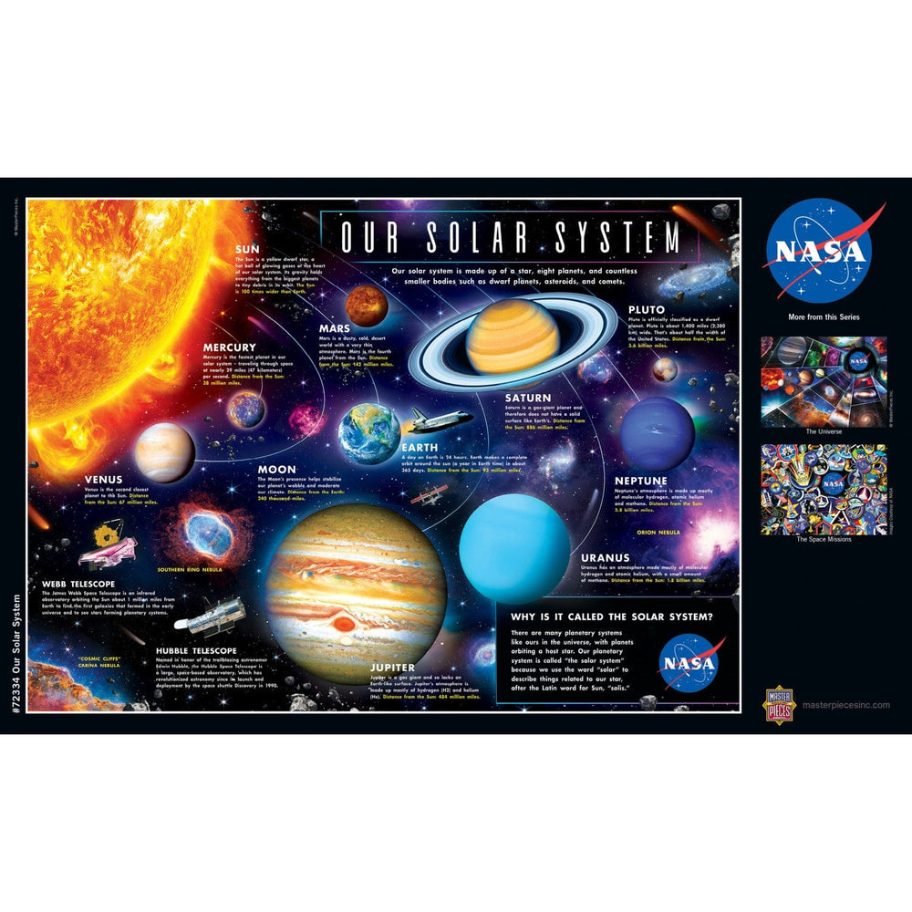 Our Solar System - 1000 Piece Jigsaw Puzzle (ONLINE ORDER ONLY)