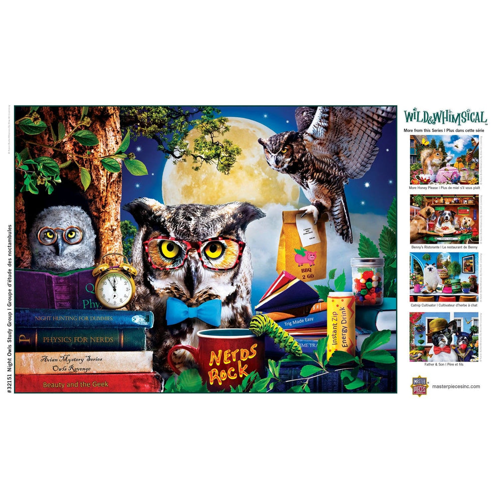 Wild & Whimsical - Night Owls Study Group 300 Piece EZ Grip Jigsaw Puzzle (ONLINE ORDER ONLY)