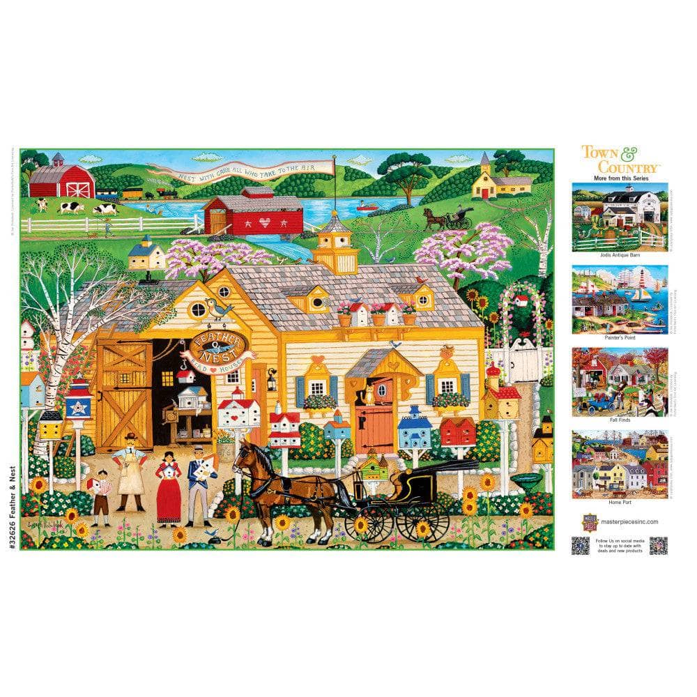 Town & Country - Feather & Nest 300 Piece EZ Grip Jigsaw Puzzle (ONLINE ORDER ONLY)