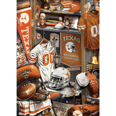 Texas Longhorns - Locker Room 500 Piece Jigsaw Puzzle (ONLINE ORDER ONLY)