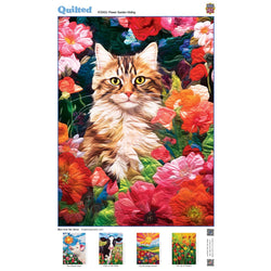 Quilted - Flower Garden Hiding 1000 Piece Jigsaw Puzzle (ONLINE ORDER ONLY)