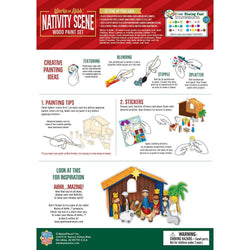 Nativity Scene Wood Craft & Paint Kit (ONLINE ORDER ONLY)